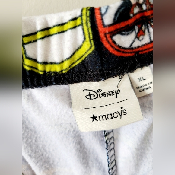 Disney Mickey Minnie Limited Edition Cartoon Fleece Pajama Set Women's XL - Picture 13 of 16